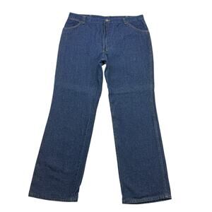 Vintage Red Kap Jeans Mens 40 X 32 Blue Denim Straight Leg High Rise Workwear